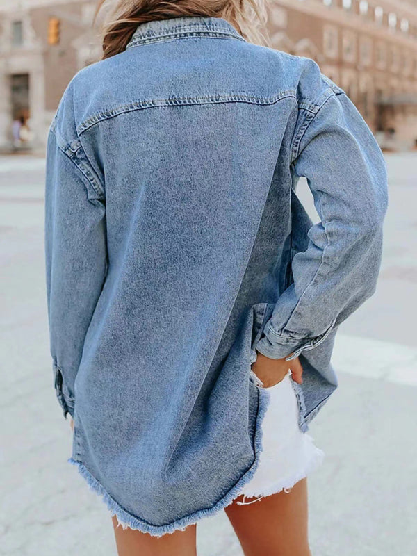 Women's Denim Shirt Jacket