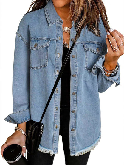 Women's Denim Shirt Jacket