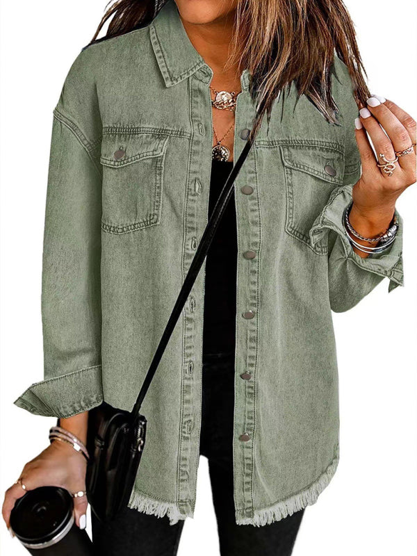 Women's Denim Shirt Jacket