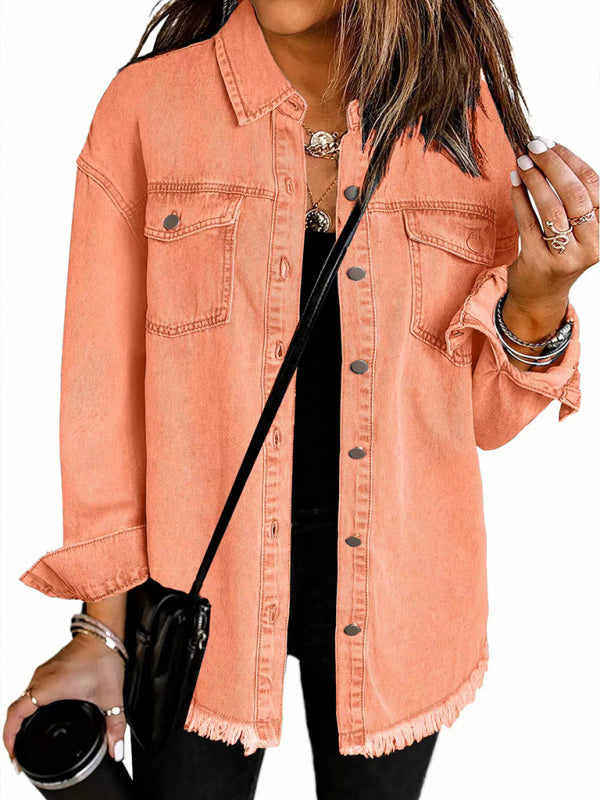 Women's Denim Shirt Jacket