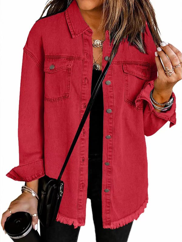 Women's Denim Shirt Jacket