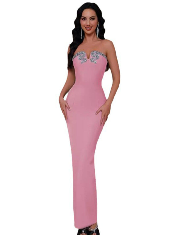 Women's elegant bandage dress Dress evening dress