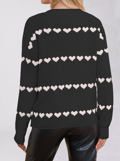 Women's Love Loose Sweater Cardigan