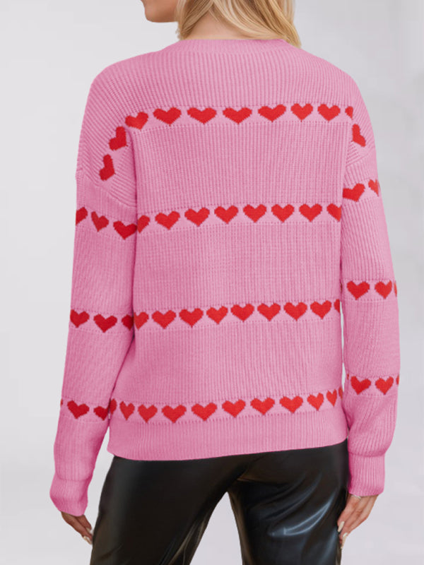 Women's Love Loose Sweater Cardigan