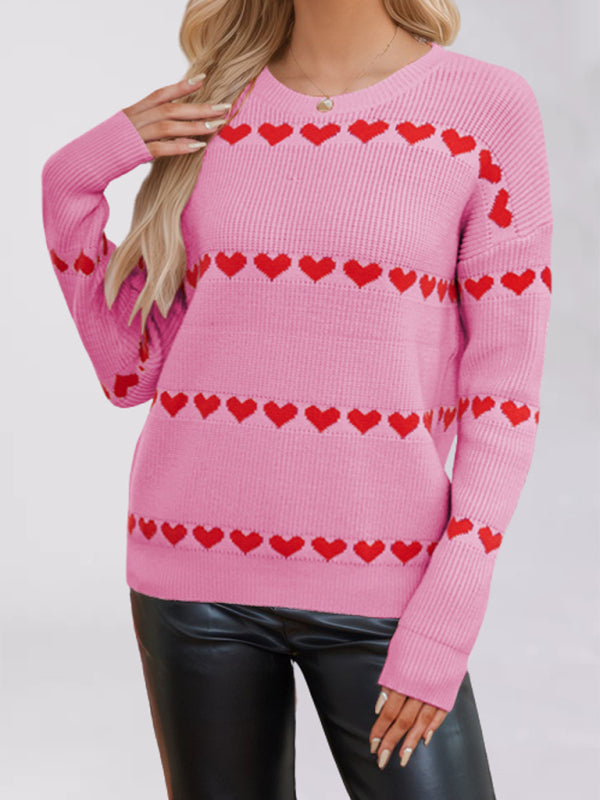 Women's Love Loose Sweater Cardigan