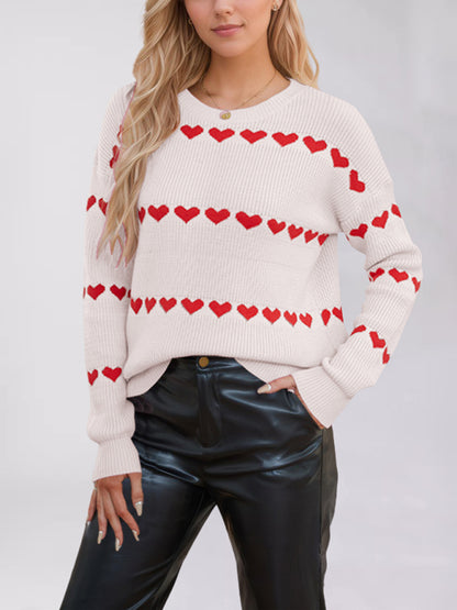 Women's Love Loose Sweater Cardigan