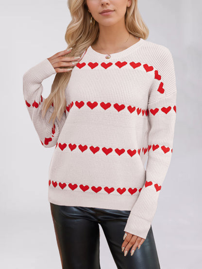 Women's Love Loose Sweater Cardigan