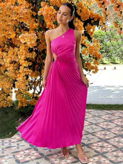 Women's Elegant Pleated Dress