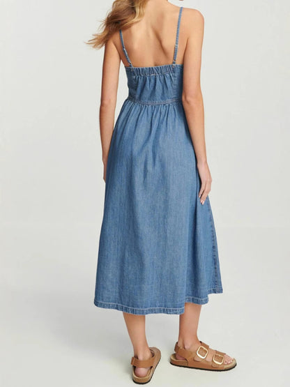 Women's Suspender denim Dress