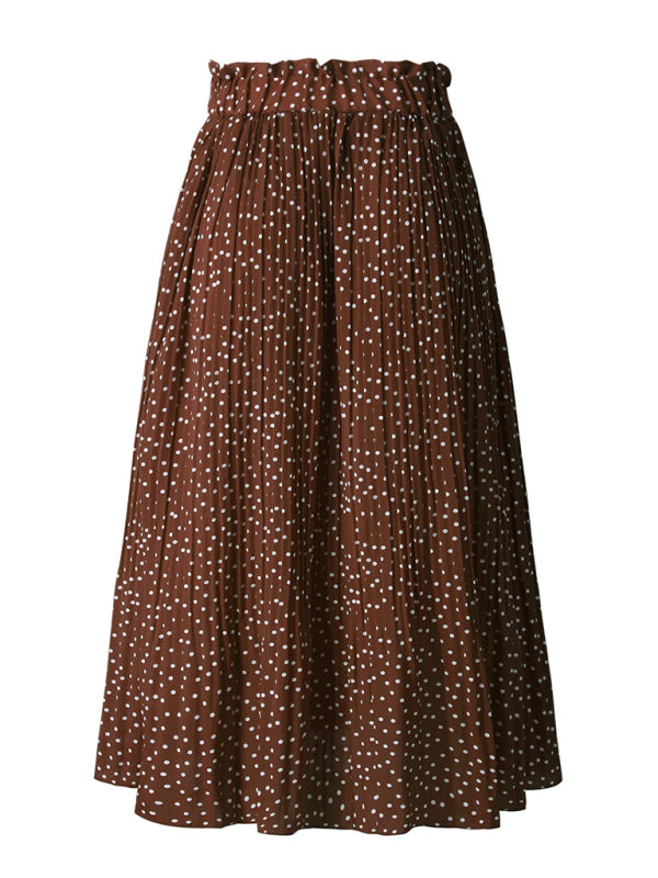 Women's pleated all-match skirt