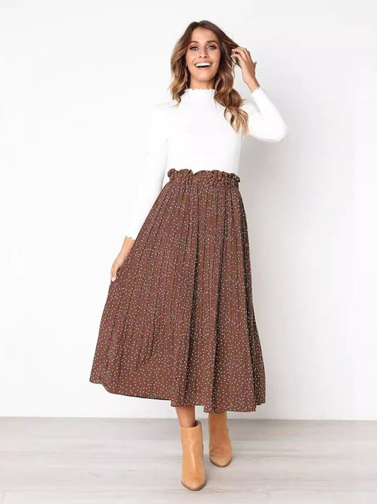 Women's pleated all-match skirt