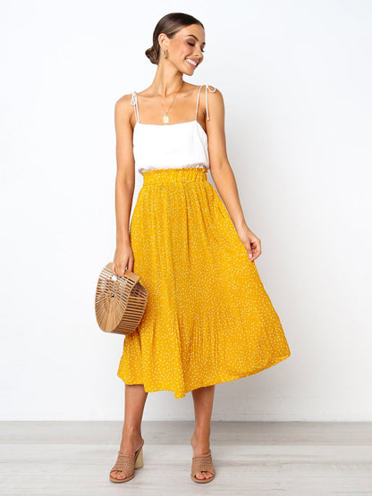 Women's pleated all-match skirt