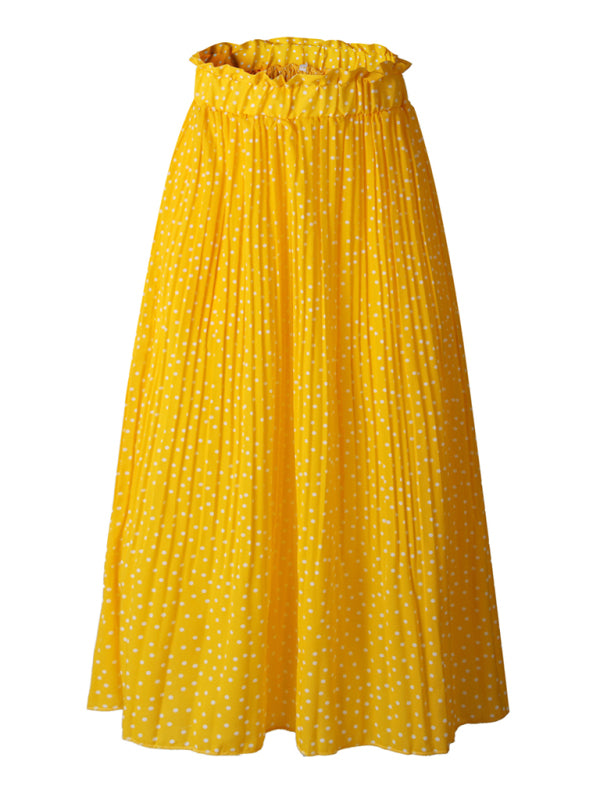 Women's pleated all-match skirt