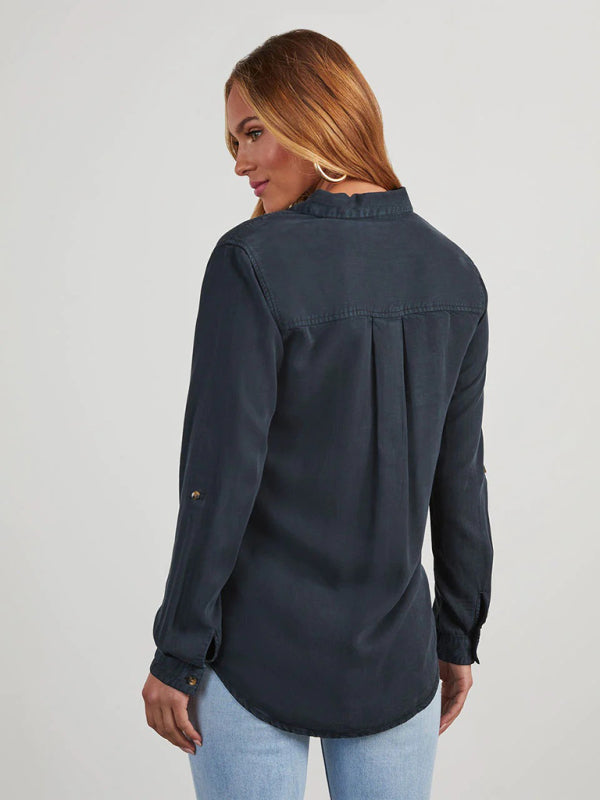 Women's long-sleeved denim