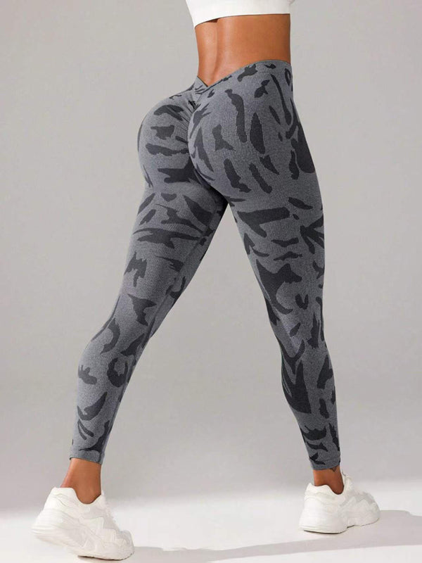 Women's hip sports trousers seamless yoga pants