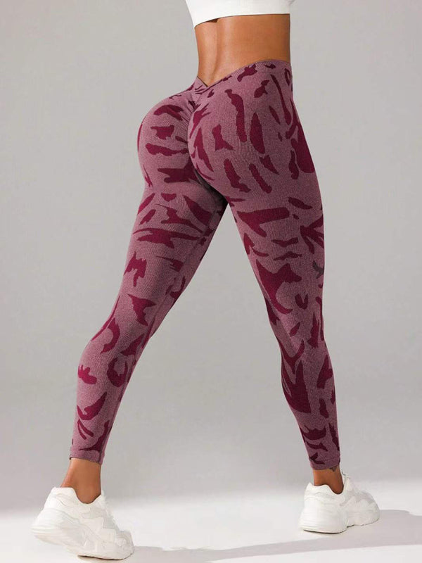 Women's hip sports trousers seamless yoga pants