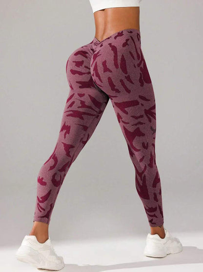 Women's hip sports trousers seamless yoga pants