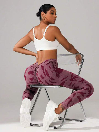 Women's hip sports trousers seamless yoga pants