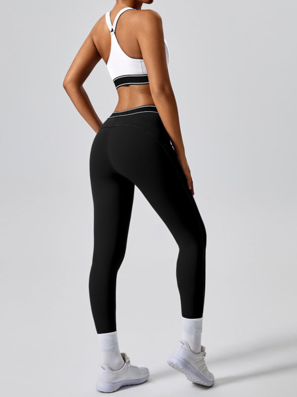 Women's Contrast color yoga pants