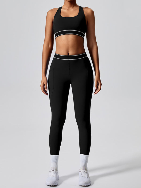 Women's Contrast color yoga pants