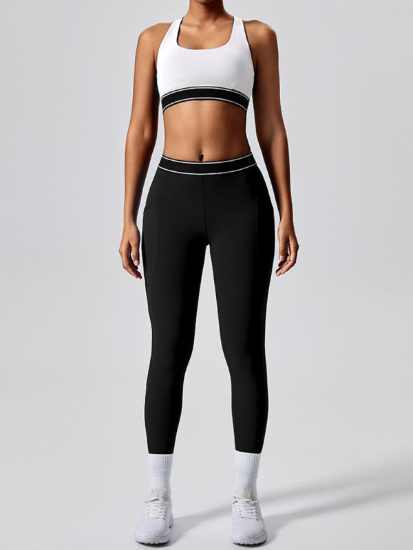 Women's Contrast color yoga pants