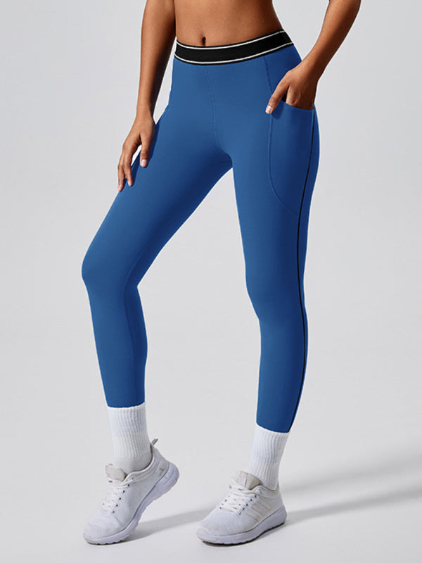 Women's Contrast color yoga pants