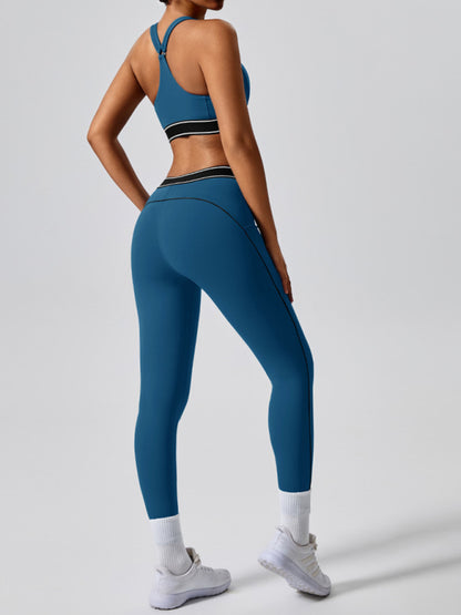 Women's Contrast color yoga pants