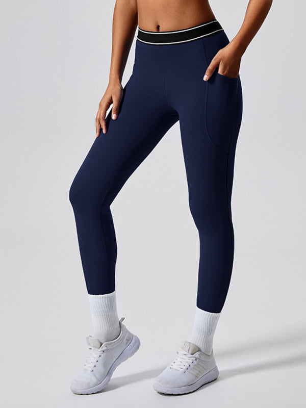 Women's Contrast color yoga pants