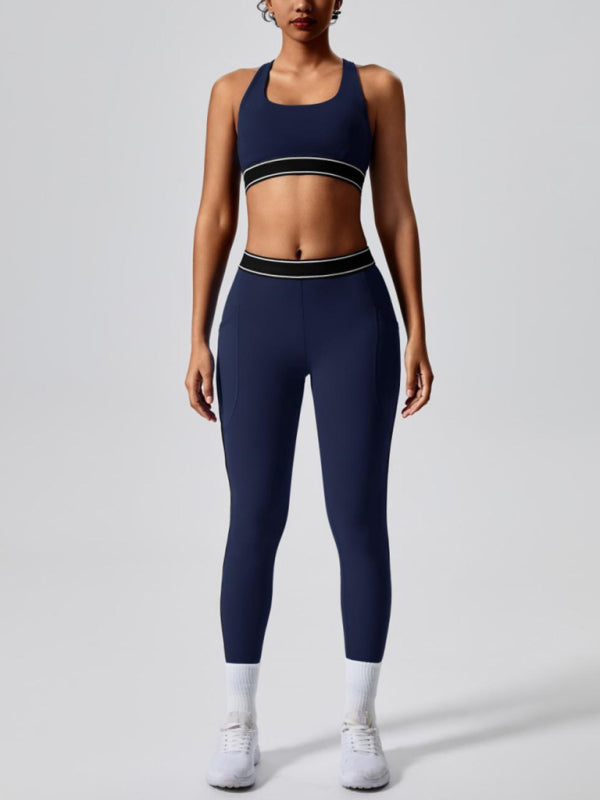 Women's Contrast color yoga pants