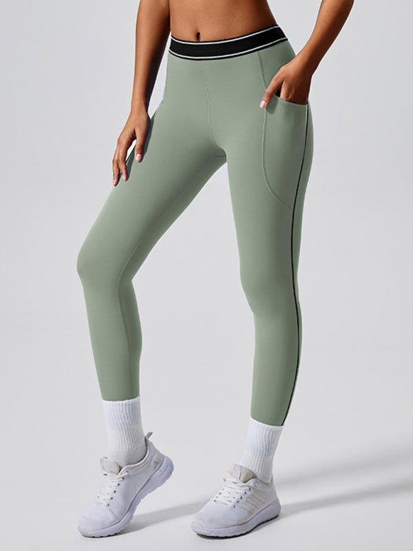 Women's Contrast color yoga pants