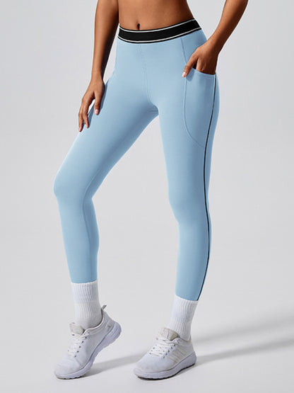 Women's Contrast color yoga pants