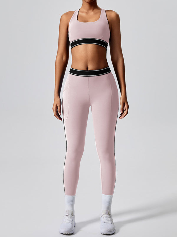 Women's Contrast color yoga pants