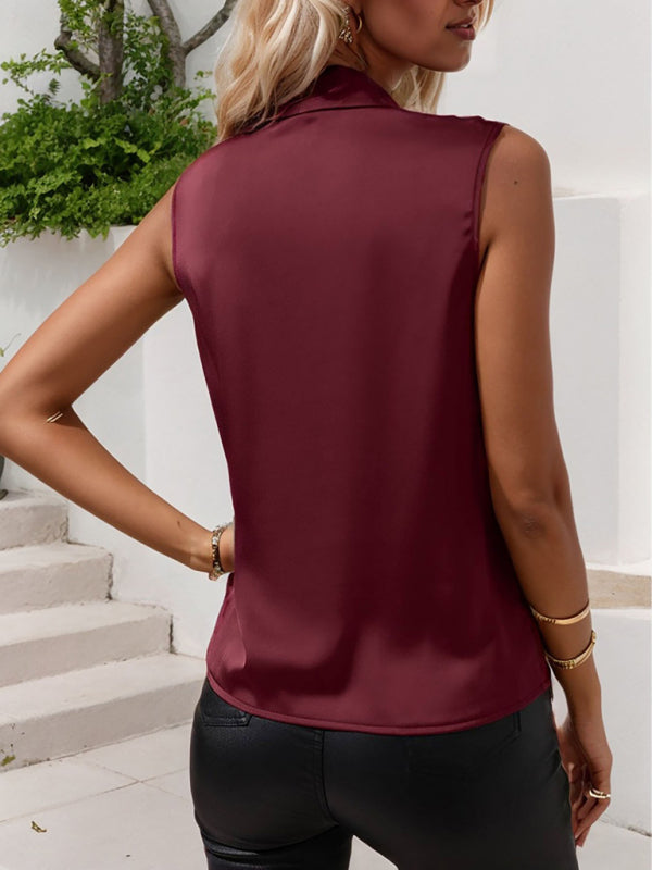 Women's Sleeveless Shirt Tops