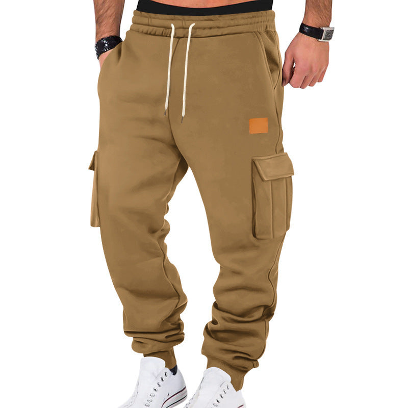 Men's multi-pocket workwear sweatpants