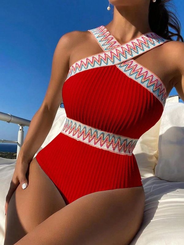 New Sleeveless Slimming Conservative One-piece Bikini - FashionistaDeal