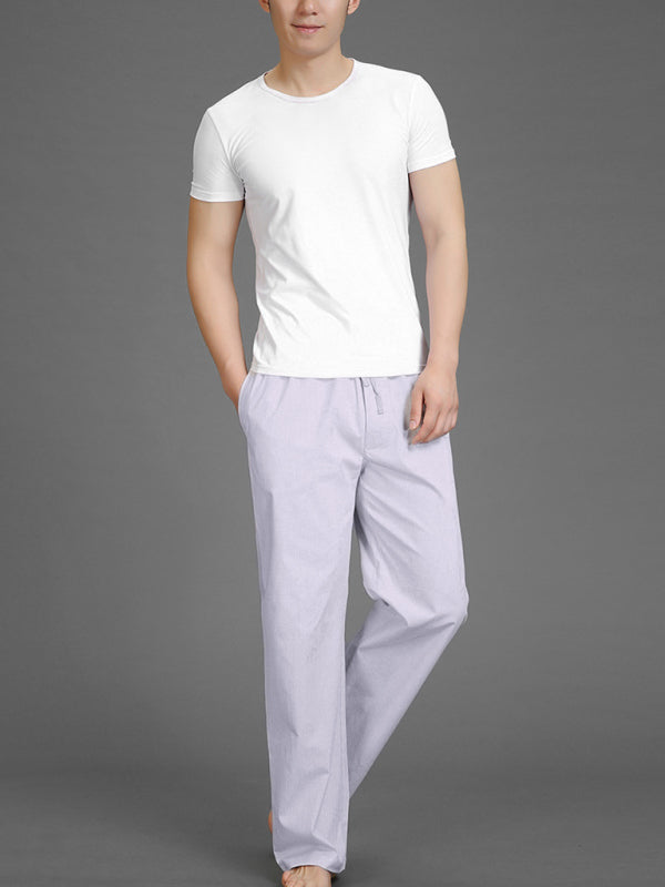 Men's spring, summer and autumn thin cotton casual pants - FashionistaDeal