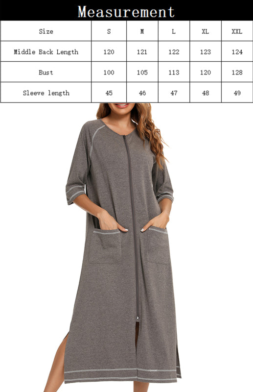 Ladies Loungewear Casual Loose Nightdress - FashionistaDeal