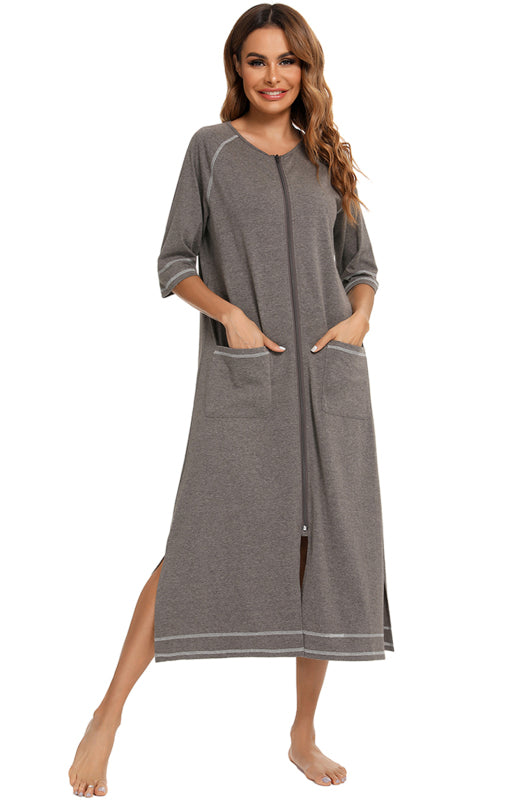 Ladies Loungewear Casual Loose Nightdress - FashionistaDeal