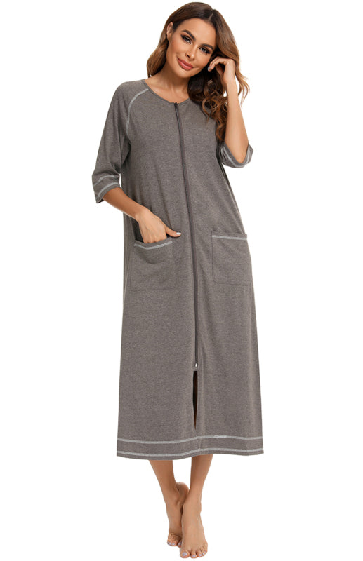 Ladies Loungewear Casual Loose Nightdress - FashionistaDeal