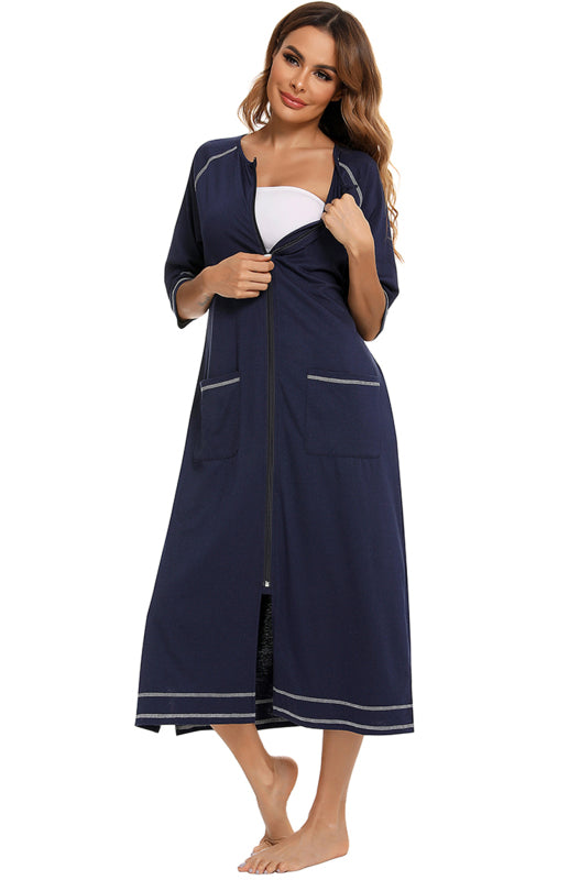 Ladies Loungewear Casual Loose Nightdress - FashionistaDeal