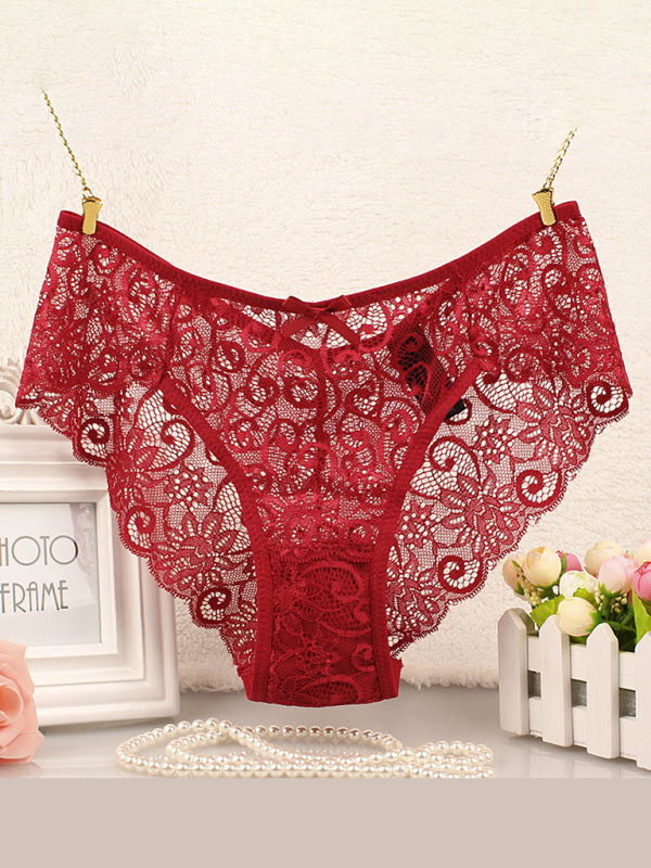 Women's Breathable Comfort Lace Briefs - FashionistaDeal