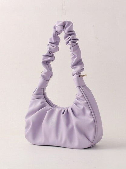 Underarm bag women's cloud pleat bag baguette one shoulder Messenger - FashionistaDeal