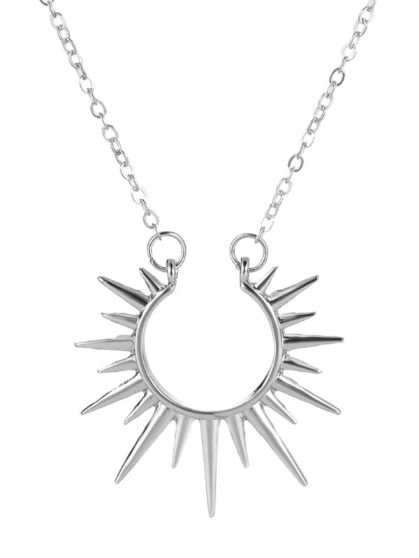 New Arrival Sunflower Pendant Necklace Retro Metal Clavicle Chain Fashion Creative Jewelry - FashionistaDeal