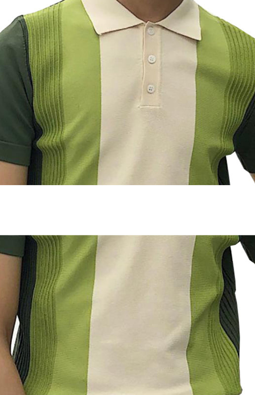 Men'S Lapel Short Sleeve Slim Polo Shirt T-Shirt - FashionistaDeal