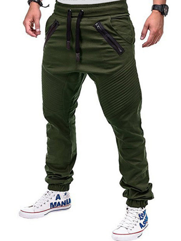 Men's Drawstring Waist Cargo Pants - FashionistaDeal