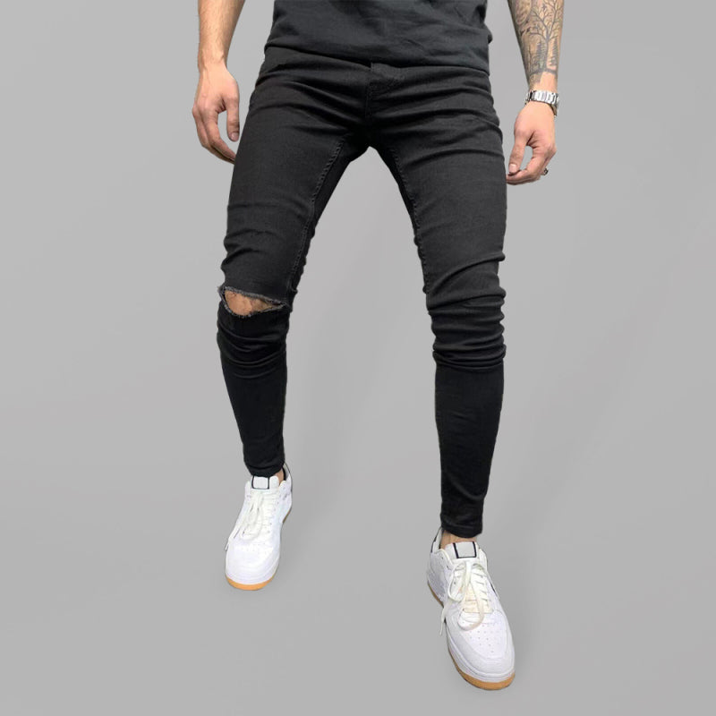 Men's Ripped Skinny Fit Jean - FashionistaDeal