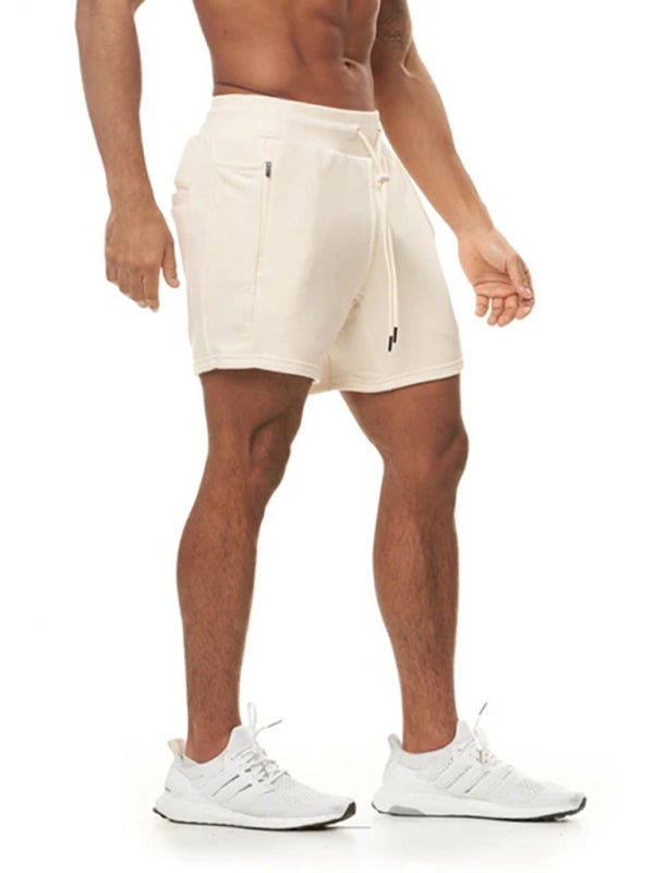 Men's Solid Color Sweat-wicking Running Shorts - FashionistaDeal