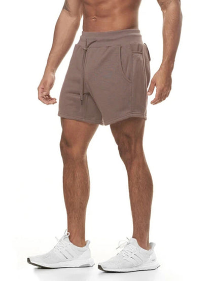 Men's Solid Color Sweat-wicking Running Shorts - FashionistaDeal