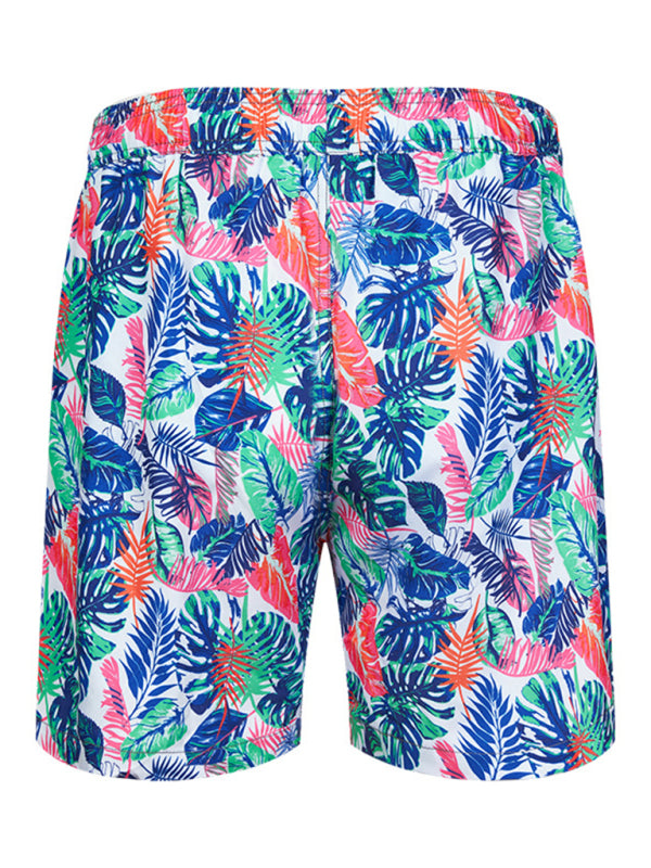 Men's Wonderland Floral Print Vacation Shorts - FashionistaDeal