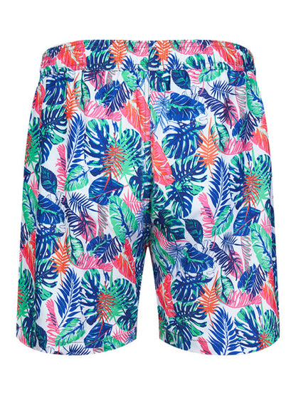 Men's Wonderland Floral Print Vacation Shorts - FashionistaDeal